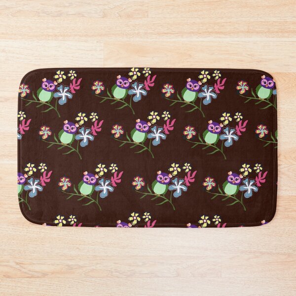 Item preview, Owl and flower nature art  designed and sold by LittleShop79.