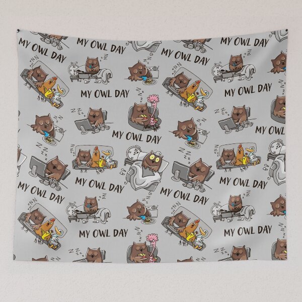 Item preview, Funny My Owl Day designed and sold by LittleShop79.