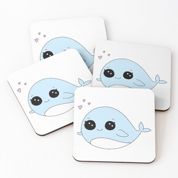 Item preview, Cute Whale Kawaii designed and sold by istoriadesign.