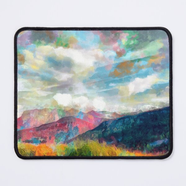Item preview, Colorful mountain landscape designed and sold by ToniStauche.