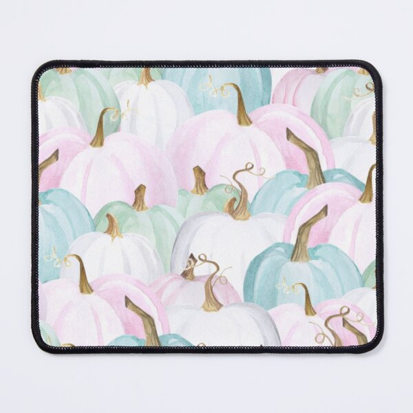 Item preview, Adorable Pastel Pumpkin Field Pattern designed and sold by PawsitiveMum.