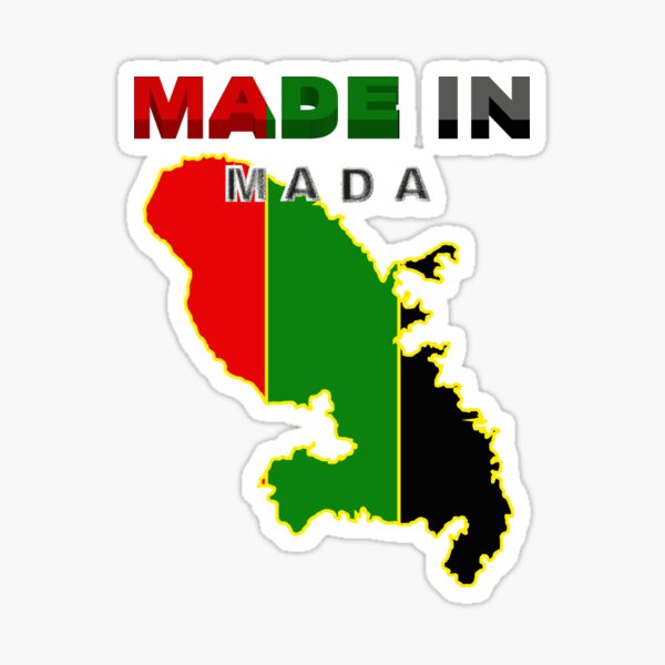 Made in Mada Sticker