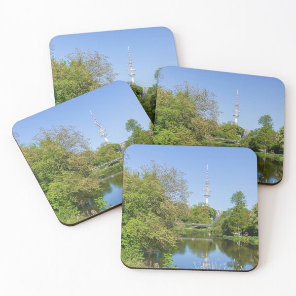 Item preview, Park, Planten un Blomen, Hamburg, Germany., Parkteich, Telemichel, TV tower, telecommunications tower designed and sold by Torsten  Krüger.