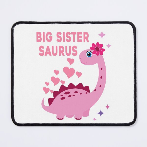 Item preview, Dinosaur Big Sister Saurus Announcement Tee Funny Girls designed and sold by ZANNIX.