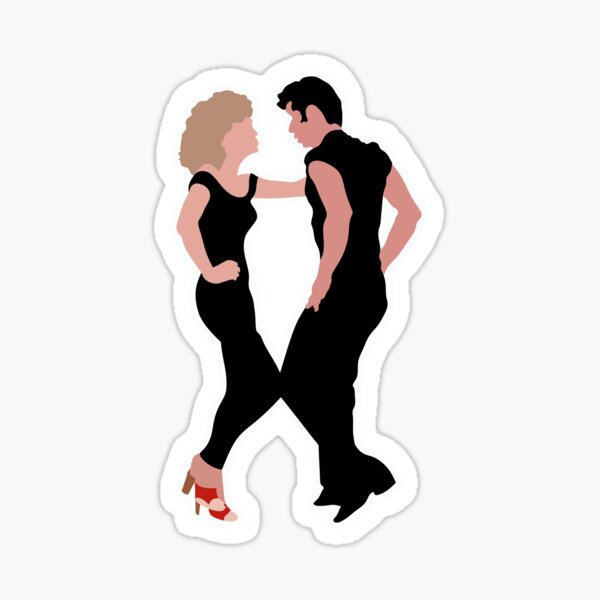 Vista previa del artículo con la obra «Danny y Sandy bailando en Grease», diseñado y vendido por tlaprise.