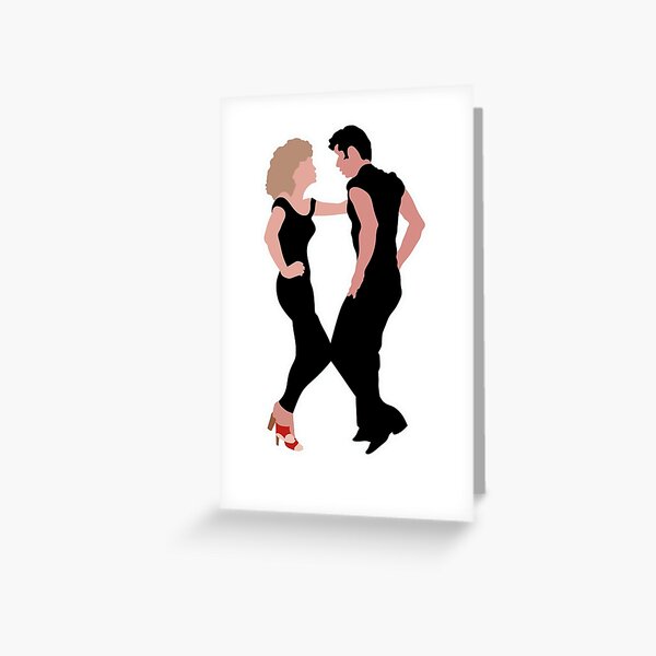 Vista previa del artículo con la obra «Danny y Sandy bailando en Grease», diseñado y vendido por tlaprise.