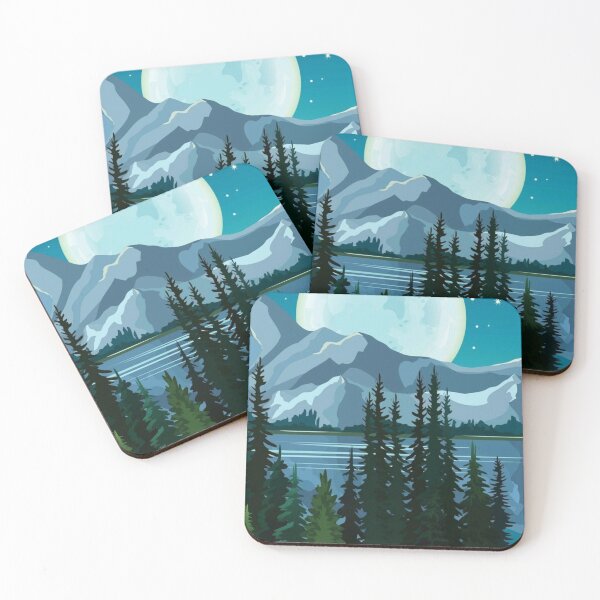 Item preview, Moonlight view illustration digital artwork designed and sold by Bkstores.