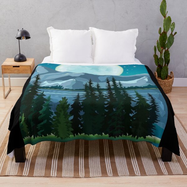 Item preview, Moonlight view illustration digital artwork designed and sold by Bkstores.