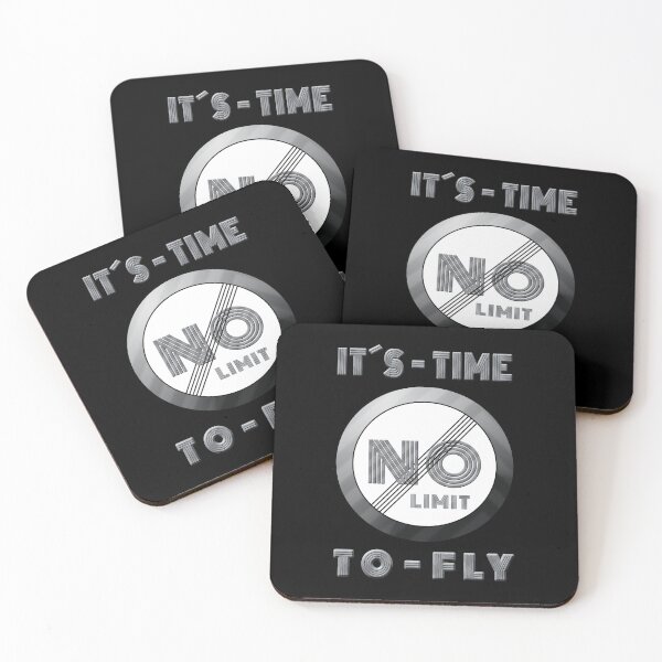 Item preview, NO LIMIT, kiting, ITS TIME TO FLY, gamer, circuit, motorsport, extreme sport designed and sold by ekniLBerlin.