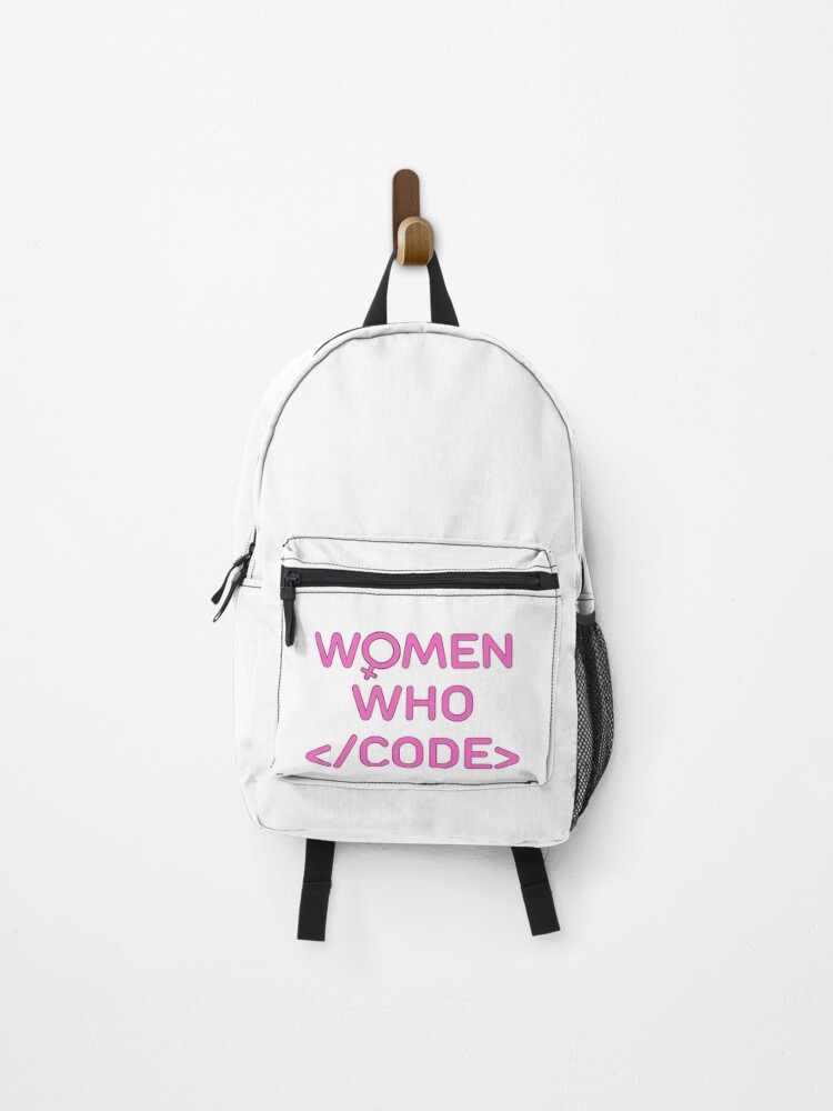Thumbnail 1 of 3, Backpack, Women Who Code | Programming designed and sold by wanc-designs.