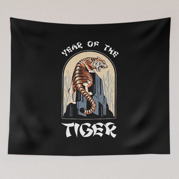 Item preview, Chinese New Year T-Shirt, Year Of The Tiger Asian Oriental Style Graphic designed and sold by GO SHIRT-TEE.