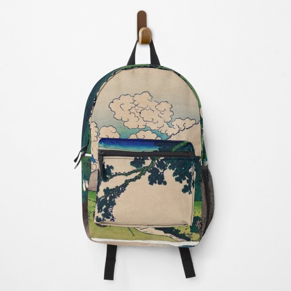 Item preview, Farmers and Mount Fuji - Traditional Japanese Ukyio-e style illustration designed and sold by FrostMintStudio.