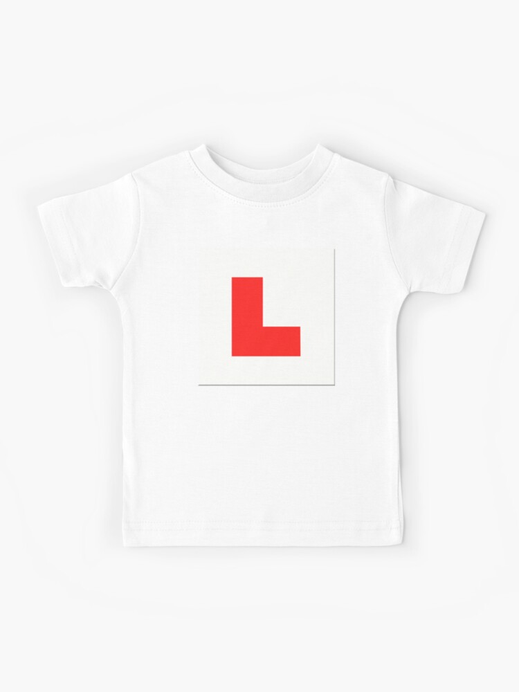 L Plate Learner Driver Kids T Shirt By Stuwdamdorp Redbubble - roblox t shirts images in driver