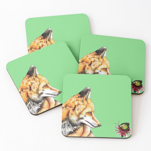 Item preview, Fascinated Fox and Butterfly designed and sold by Leah Amir.