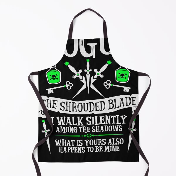 Item preview, ROGUE, THE SHROUDED BLADE - Dungeons Dragons (White Text) designed and sold by Jerry Dotseth.