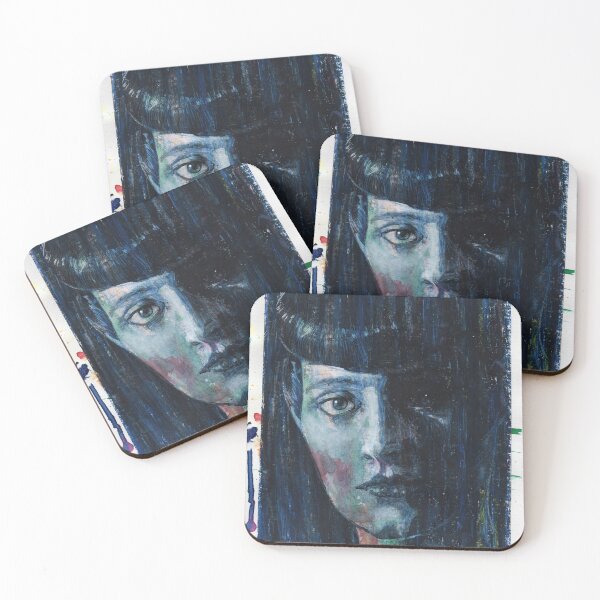 Item preview, Blade Runner - Rachael - Hand Drawn Oil and Ink Portrait designed and sold by HRHildebrand.
