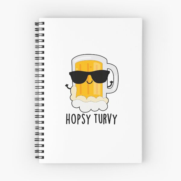 Item preview, Hopsy Turvy Upside Down Funny Beer Puns  designed and sold by punnybone.