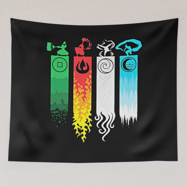 Item preview, Elemental Bending Avatar Classic T-Shirt.png designed and sold by RobertOakes12.