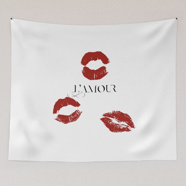 Item preview, Aesthetic French love coquette print designed and sold by Cronchyfrog11.