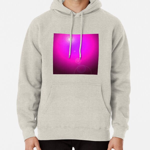 Pink/mauve spotlight background Pullover Hoodie