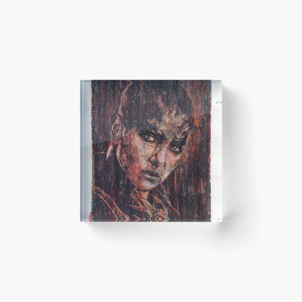 Item preview, Furiosa - Hand Drawn Oil and Ink Portrait designed and sold by HRHildebrand.
