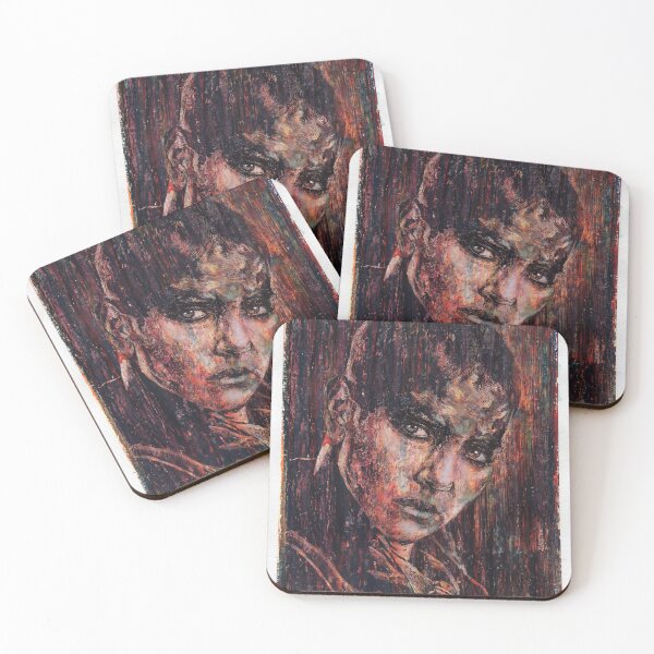 Item preview, Furiosa - Hand Drawn Oil and Ink Portrait designed and sold by HRHildebrand.