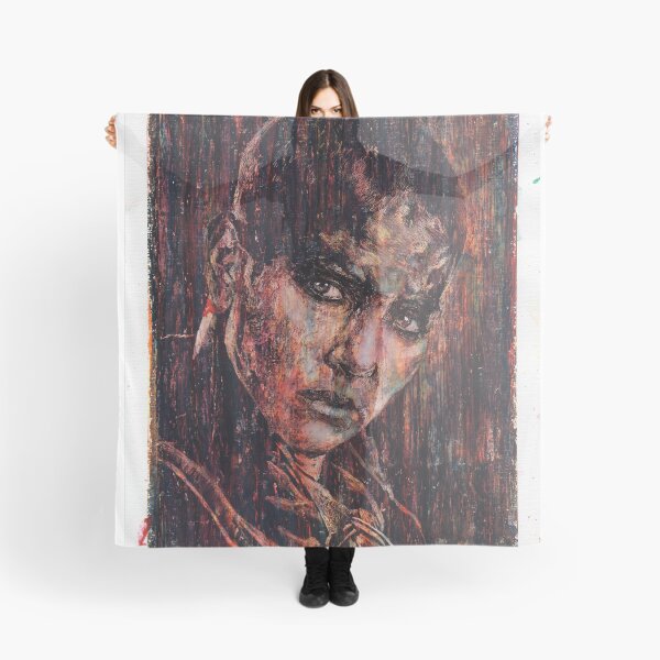 Item preview, Furiosa - Hand Drawn Oil and Ink Portrait designed and sold by HRHildebrand.