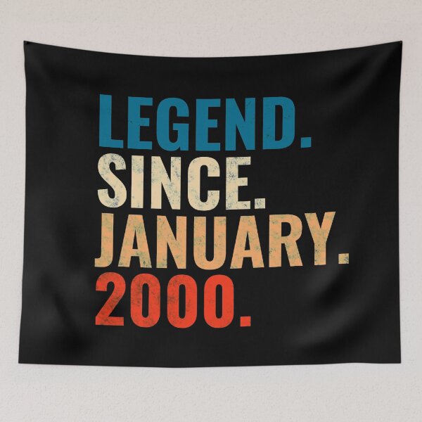 Item preview, Legend Since January 2000 Retro Vintage designed and sold by Teelogic.
