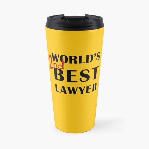World's 2nd Best Lawyer Travel Mug