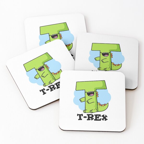 Item preview, T-Rex Alphabet Funny Dinosaur Puns  designed and sold by punnybone.