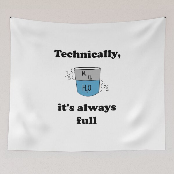 Item preview, Technically It's Always Full Science Humor designed and sold by Sky1I.