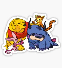 Naga the Poohlar Bear Dog & Friends Sticker