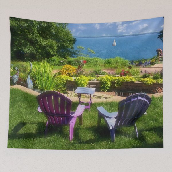 Item preview, Garden on the Lake - Wisconsin designed and sold by Kathy Weaver.