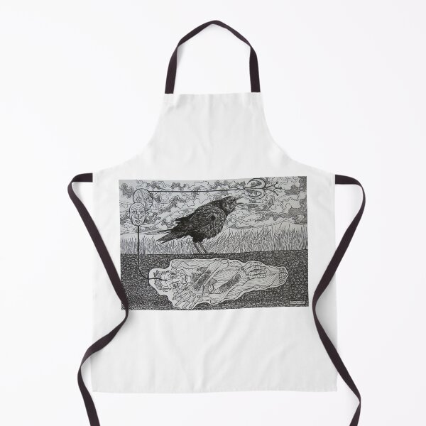 Item preview, The screaming crow. Pen on 29.7 x 42cm Bristol paper designed and sold by crowleyronan123.