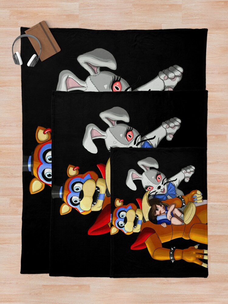 Five Nights at Freddy's Blanket - Glamrock Freddy and Gregory FNAF Security  Breach Throw Blanket RB1602 - Five Nights at Freddy's Store