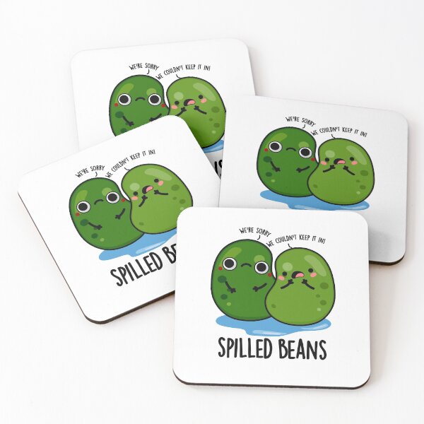 Item preview, Spilled Beans Funny Veggie Puns  designed and sold by punnybone.