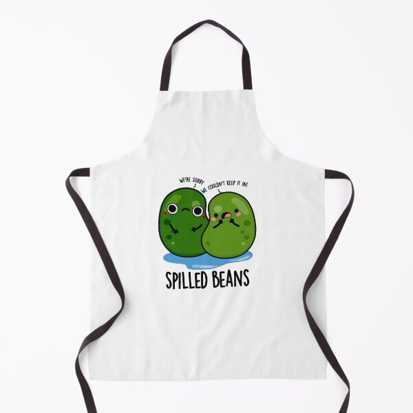 Item preview, Spilled Beans Funny Veggie Puns  designed and sold by punnybone.
