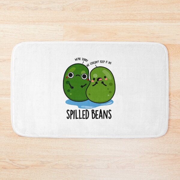 Item preview, Spilled Beans Funny Veggie Puns  designed and sold by punnybone.