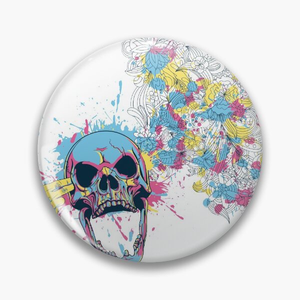 Item preview, THE SKULL AND COLORS designed and sold by OKKO Arts.