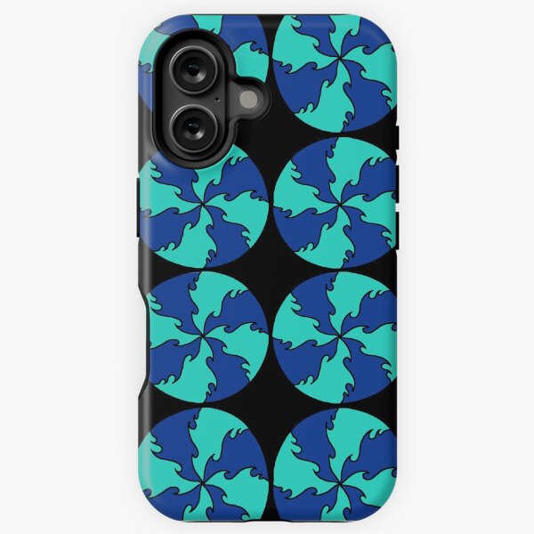 Wave circle pattern iPhone Tough Case