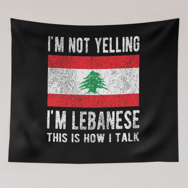 Item preview, Lebanese Heritage Lebanon Roots Lebanese Flag designed and sold by Pukiart.