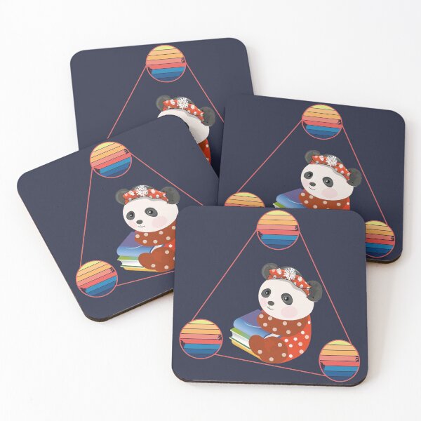 Item preview,   Cute Furry Red Panda reading books designed and sold by fatydesignspace.
