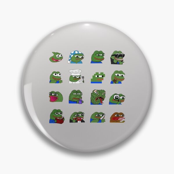 Item preview, pepe peepo variety set (16 pepes edition)   designed and sold by StrayHeadcovers.