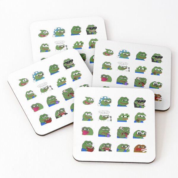 Item preview, pepe peepo variety set (16 pepes edition)   designed and sold by StrayHeadcovers.