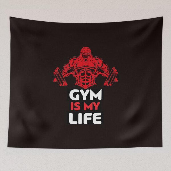 Item preview, GYM IS MY LIFE designed and sold by MangaSports.
