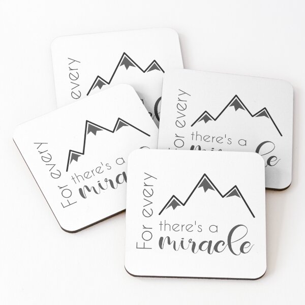 Item preview, Christian Design - For Every Mountain there's a Miracle designed and sold by simplydesignart.
