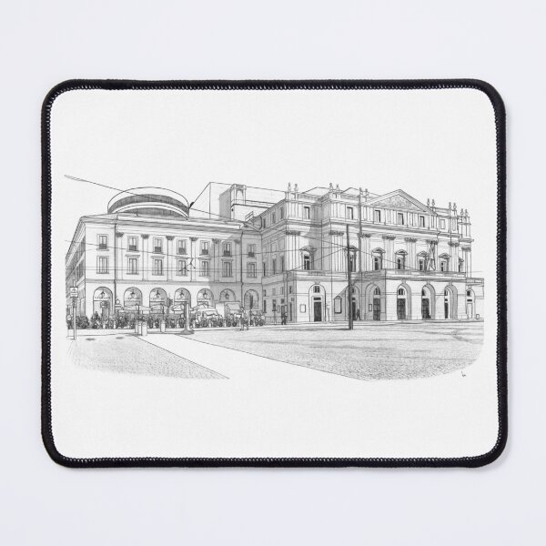 Item preview, Scala di Milano Theater designed and sold by Anartsketch.