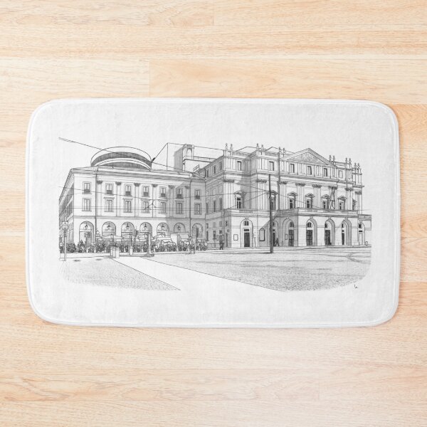 Item preview, Scala di Milano Theater designed and sold by Anartsketch.