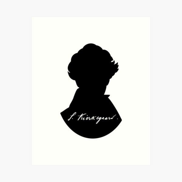 Item preview, SØREN KIERKEGAARD Signature Silhouette designed and sold by Abbie Overbey.