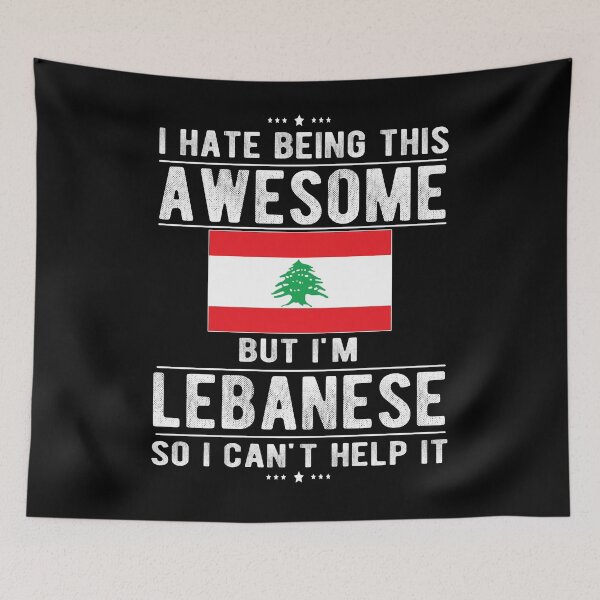 Item preview, Lebanese Flag Lebanon Heritage Lebanese Roots designed and sold by Pukiart.